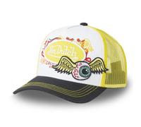 Casquette homme & femme Von Dutch Flying Eye - Jaune et Noir - Taille unique réglable