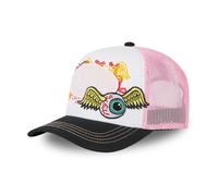 Casquette homme & femme Von Dutch FLYING EYE - rose (tour de tête de 55,5 à 60 cm)