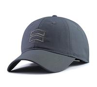 Casquette Homme Grosse tête Homme Grande Taille Chapeaux de Baseball été extérieur Mince Chapeau de Soleil Sec Hommes Plus Taille Casquette de Sport 55-60cm 60-65cm, Gris, 60-65 cm