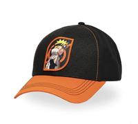 Casquette Homme Naruto Shippuden, Casquette Baseball, Originale Anime Manga Taille TU Noir/Orange