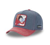 Casquette Homme One Piece, Casquette Baseball Luffy, Originale Manga Anime, Bleu/Rouge TU