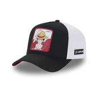 Casquette Homme One Piece, Casquette Baseball Luffy, Originale Manga Anime, Noir/Blanc/Rouge TU