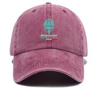 Casquette homme Pour Bi-an. ch.i, Unisexe Réglable 6 Panel Chapeau Soleil, Sport Extérieur Sunhat pour Hommes Femmes, Basecap(WineRed)