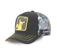 Casquette Homme Trucker Pokemon - CAPSLAB - CL/PKM3/1/ELE1 - Noir / jaune - Printemps / Été - Sportswear