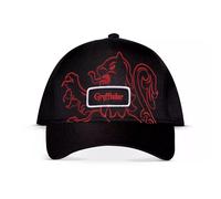 Casquette Homme Visière Harry Potter Sérigraphié Difuzed Black Red Noir