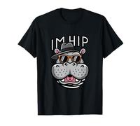 Casquette I'm Hip Cool Hippo avec Lunettes de Soleil T-Shirt