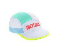 Casquette incylence signature blanc bleu fluo