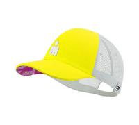 Casquette ironman compressport trucker jaune gris