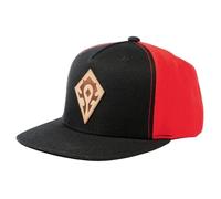 Casquette - Jinx - World of Warcraft - Horde - Cuir - Snapback - Taille unique - Noir/Rouge