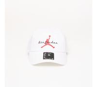 Casquette Jordan Club Cap Unstructured Adjustable Hat White/ Black/ University Red L/XL