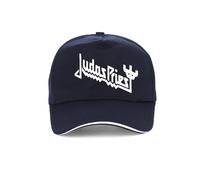 Casquette Judas Priest (bleu marine) Screaming for Vengeance UK Heavy Metal Band Casquettes de baseball de haute