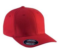 Casquette K-up Flexfit 6 Panneaux - rouge - S/M S/M