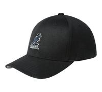 Kangol Baseball Flexfit en laine 3D pour homme et femme, noir/noir, Large