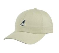 Kangol Casquette Washed Dad Hat Femme/Homme - Baseball Cap en Coton Boucle Metal, avec Visiere, Bandeau Cuir Printemps-ete Ete - Taille Unique Khaki
