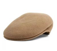Casquette - Kangol - WOOL 504 - 100% laine - Couleur Camel - Visière invisible L