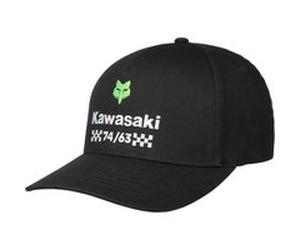 Casquette Kawasaki 74 63 Flexfit by FOX noir L/XL (58-61 cm)