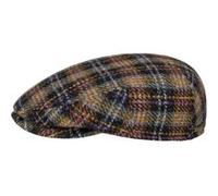 Casquette Kent Check Harris Tweed by Stetson noir-jaune 60 cm
