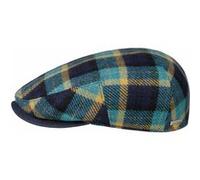 Casquette Kent Genola Wool Check by Stetson bleu M (56-57 cm)
