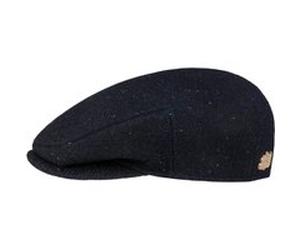 Casquette Kent Harris Tweed 160 Years by Stetson bleu foncé 55 cm