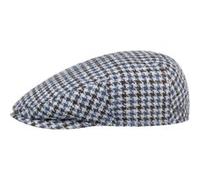 Casquette Kent Tricolour Houndstooth by Stetson bleu 55 cm