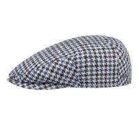 Casquette Kent Tricolour Houndstooth by Stetson bleu 61 cm