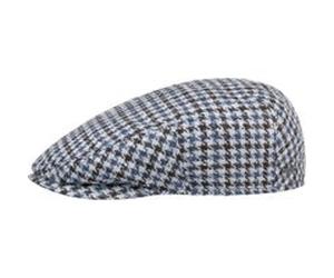 Casquette Kent Tricolour Houndstooth by Stetson bleu 61 cm
