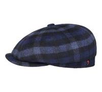 Casquette Kyoto Essential Check by Alfonso DEste noir-bleu S (54-55 cm)
