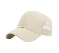 Casquette Lampe Lumière Rouge Casquette de Baseball Casquette de Baseball Structure Design Simple 6 Panneaux Taille Réglable Casquette, beige, taille unique