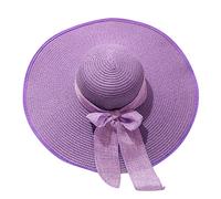 Casquette large pour femme Chapeau de soleil Chapeau de plage Chapeau de pêcheur Chapeau de soleil respirant Casquettes Frat Boy Vêtements, violet, Taille unique