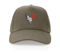 Casquette Le Coq Français - Imprimé en France - Cadeau French Touch Original Rigolo (Kaki)