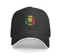 Casquette Lion Rasta De Juda Casquette De Chasse Unisexe Denim Casquette Coton Cap pour Extérieur, Voyages, Adolescent