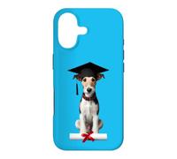 Casquette Lisse Fox Terrier pour diplômé Coque pour iPhone 17