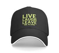 Casquette « Live, Laugh, Leave Me Alone »