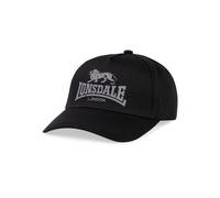Casquette - Lonsdale - Norbury - 100% coton peigné - Noir/gris - Printemps/Été Taille unique