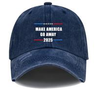 Casquette Make America Go Away, Bleu marine profond 1, 53
