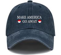 Casquette Make America Go Away, Make America Go Away, HDH-Bleu marine profond, 53