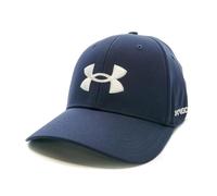 Under Armour Chapeau UA Golf96 pour Homme – Bleu Marine Minuit et Blanc – Taille Unique