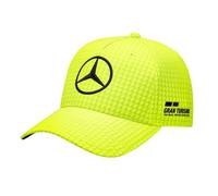 Casquette - Mercedes-AMG - Lewis Hamilton - Jaune - Polyester - Sportswear Taille unique