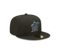 Casquette Miami Marlins 59FIFTY Authentic On Field Game Noir 7 1/4