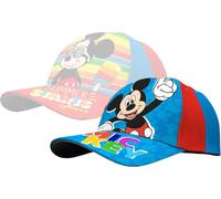 Casquette Mickey Mouse - Casquette classique Disney 100% coton, réglable bleu