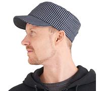 Casquette Militaire Homme en Coton, Casquette Baseball Femme À Visiere Plate, Chapeau Chinois Style Army Hat pour Été Et Hiver Hickory M