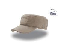 Casquette militaire TANK - ATLANTIS - Mixte - Beige - 100% coton peigné