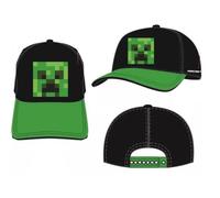 CASQUETTE MINECRAFT FKC51626 avec logo couleur noire et verte