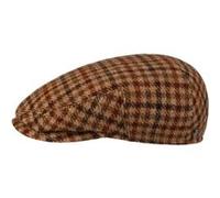 Casquette Mini Check Wool Driver by Lierys beige-marron M (56-57 cm)