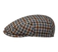 Casquette Mini Check Wool Driver by Lierys marron-bleu L (58-59 cm)