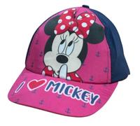 Casquette Minnie Disney - Réglable Par Scratch - 53 Cm (Taille 53,Couleur Bleu)