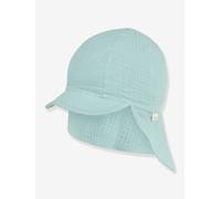 Casquette mousseline protège-nuque enfant Sterntaler aqua 51CM (4A)