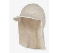 Casquette mousseline protège-nuque enfant Sterntaler beige 49CM (36M)