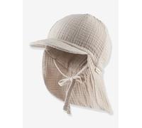Casquette mousseline protège-nuque enfant Sterntaler beige 53CM (8A)