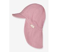 Casquette mousseline protège-nuque enfant Sterntaler rose poudré 47CM (18M)